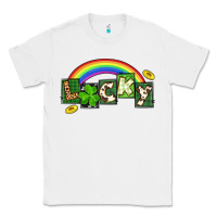 White Lucky St. Patrick's Day Classic Tee - CowGirlArtShop