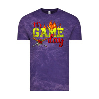 Cloud Purple It's Game Day Softball Vintage Tee - BundleAndBundleShop