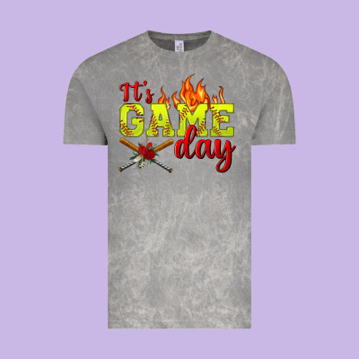 It's Game Day Softball Vintage Tee Designed By Bundleandbundleshop