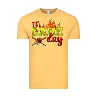 Vintage Mustard It's Game Day Softball Vintage Tee - BundleAndBundleShop