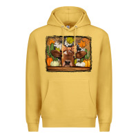 Antique Gold fall cow Premium Hoodie - Jasminsmagicworld