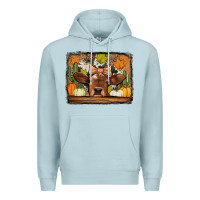 Blue Mist fall cow Premium Hoodie - Jasminsmagicworld