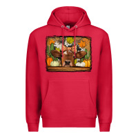 Cardinal fall cow Premium Hoodie - Jasminsmagicworld