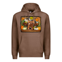 Chestnut fall cow Premium Hoodie - Jasminsmagicworld