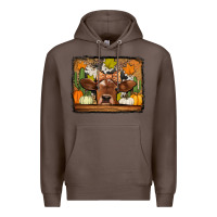 Coffee fall cow Premium Hoodie - Jasminsmagicworld