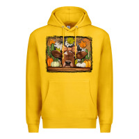 Lemon fall cow Premium Hoodie - Jasminsmagicworld