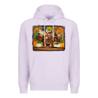 Lilac fall cow Premium Hoodie - Jasminsmagicworld