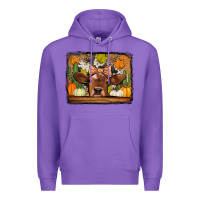 Purple fall cow Premium Hoodie - Jasminsmagicworld