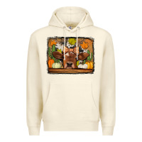 Sandshell fall cow Premium Hoodie - Jasminsmagicworld