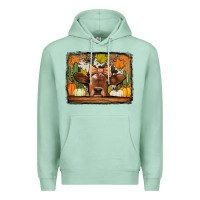 Seafoam fall cow Premium Hoodie - Jasminsmagicworld
