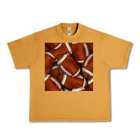 Peanut Butter american football seamless pattern Urban Heavy Tee - BundleAndBundleShop