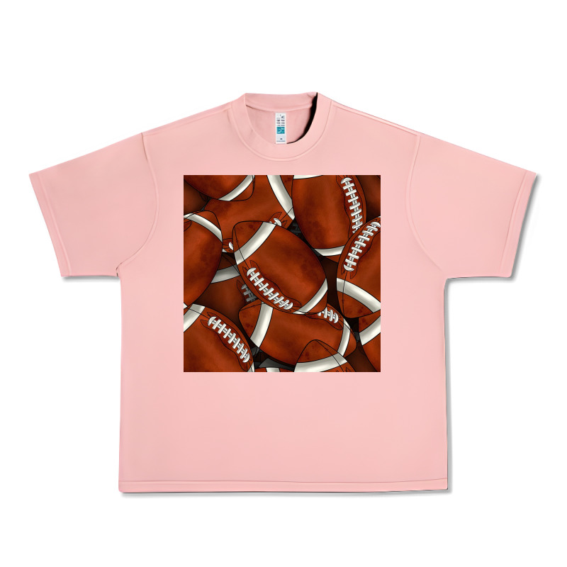 American Football Seamless Pattern Urban Heavy Tee by BundleAndBundleShop | Teevron