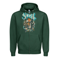 Sports Green ghost   impera maestro t shirt Zipper Hoodie - linhVisuals