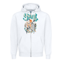 White ghost   impera maestro t shirt Zipper Hoodie - linhVisuals