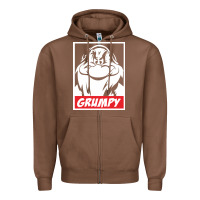 Chestnut grumpy funny Zipper Hoodie - linhVisuals