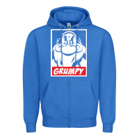True Royal grumpy funny Zipper Hoodie - linhVisuals