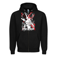 Black #metroid Zipper Hoodie - linhVisuals