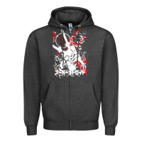Charcoal Heather #metroid Zipper Hoodie - linhVisuals