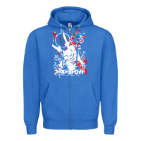 True Royal #metroid Zipper Hoodie - linhVisuals