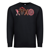 Black xoxo calf and gemstone Premium Sweatshirt - RanaPortraitStore