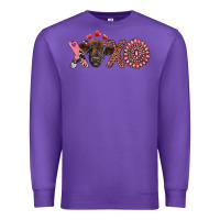 Purple xoxo calf and gemstone Premium Sweatshirt - RanaPortraitStore