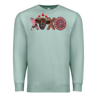 Seafoam xoxo calf and gemstone Premium Sweatshirt - RanaPortraitStore