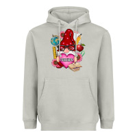 Moon Dust valentines day teacher gnome Heavyweight Hoodie - RanaPortraitStore
