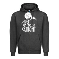 Charcoal Heather moon knight pop culture geekdom Zipper Hoodie - linhVisuals