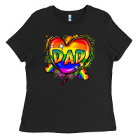 Black Dad pride Ladies Tee - FaDigitalArtStudio