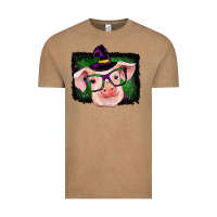 Vintage Coffee pig halloween Vintage Tee - RanaPortraitStore