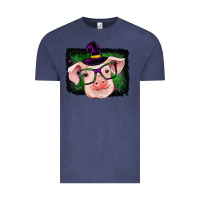 Vintage Denim pig halloween Vintage Tee - RanaPortraitStore