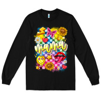Black Mama Long Sleeve Tee - CowhideDigitalArt