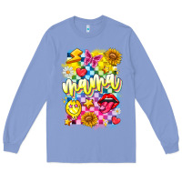 Colony Blue Mama Long Sleeve Tee - CowhideDigitalArt