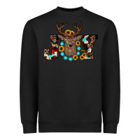 Black christmas joy Heavyweight Sweatshirt - JahusDesignShop