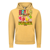 Vintage Mustard Hello Sweet Summer Time Vintage Hoodie - CowhideDigitalArt