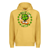 Happy Go Lucky Premium Hoodie | Teevron