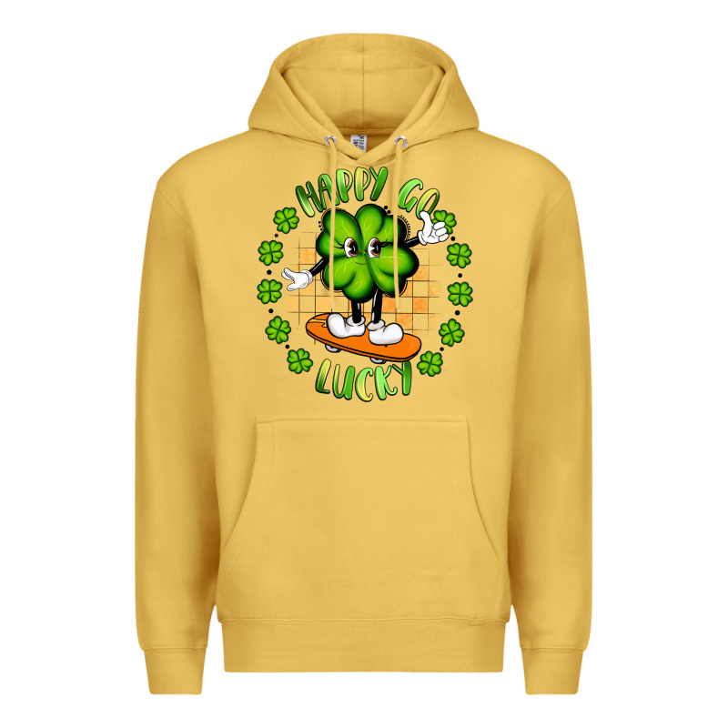 Happy Go Lucky Premium Hoodie by Artiststas | Teevron