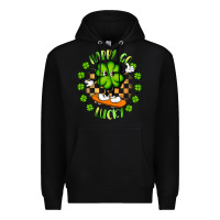Black happy go lucky Premium Hoodie - Artiststas