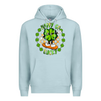 Blue Mist happy go lucky Premium Hoodie - Artiststas