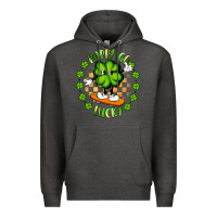 Charcoal Heather happy go lucky Premium Hoodie - Artiststas