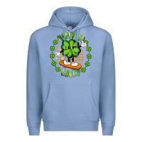 Colony Blue happy go lucky Premium Hoodie - Artiststas