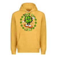 Mustard happy go lucky Premium Hoodie - Artiststas