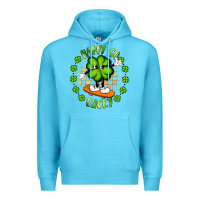 Ocean Blue happy go lucky Premium Hoodie - Artiststas