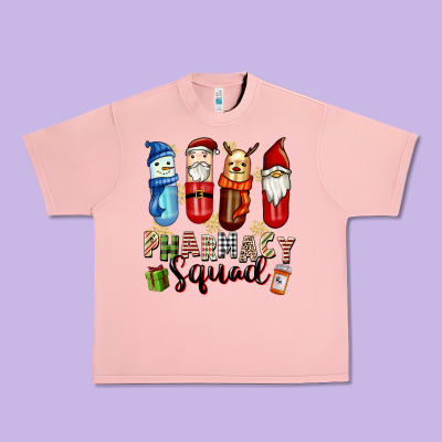 Pharmacy Squad Christmas Urban Heavy Tee Designed By Fadigitalartstudio