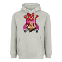 Moon Dust valentines day tedybear truck Heavyweight Hoodie - RanaPortraitStore