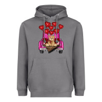 Storm valentines day tedybear truck Heavyweight Hoodie - RanaPortraitStore