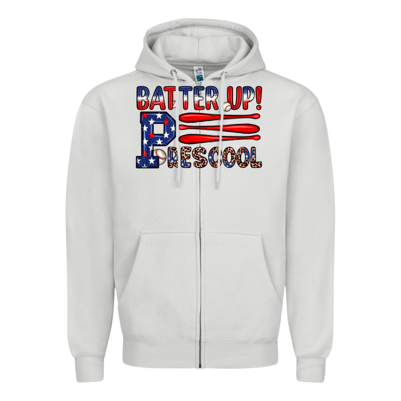 Batter Up Preschool Zipper Hoodie by JahusDesignShop | Teevron