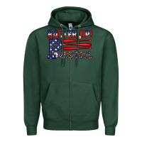 Sports Green batter up preschool Zipper Hoodie - JahusDesignShop