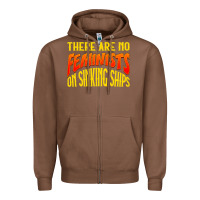 Chestnut anti feminist there are no feminists Zipper Hoodie - linhVisuals