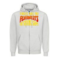 Dove Grey anti feminist there are no feminists Zipper Hoodie - linhVisuals